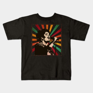 Jill Scott // Vintage Style Kids T-Shirt